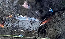 İşçi servisi şarampole yuvarlandı: 2 ölü, 10 yaralı