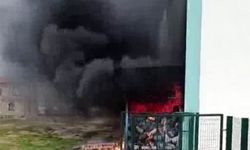 Diyarbakır OSB'de korkutan yangın