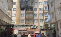 Şanlıurfa'da apartman dairesinde yangın