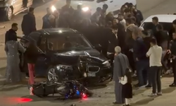 Otomobil ile motosiklet çarpıştı: Bir yaralı