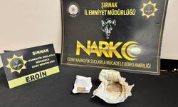 Şırnak’ta bebek bezine gizlenen 42 gram eroin ele geçirildi