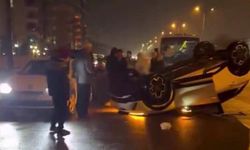 Diyarbakır'da otomobil takla attı: 1 yaralı
