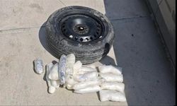 Yedek lastikte 7 kilo metamfetamin ele geçirildi