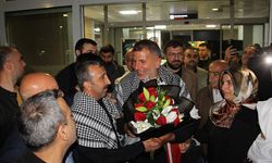 Sumud aktivistlerinden Ramazan Tekdemir Diyarbakır'a ulaştı