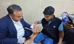 Parmağına yüzük sıkışan çocuğun yardımına itfaiye koştu