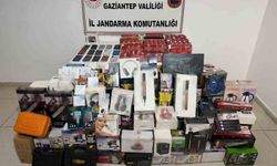 Gaziantep'te çok sayıda kaçak malzeme ele geçirildi: 1 gözaltı