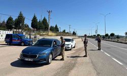 Gaziantep'te dron destekli bayram trafiği denetimi
