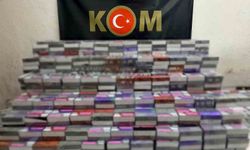 Mardin'de binlerce paket elektronik sigara kiti ele geçirildi