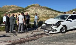 Mardin'de iki araç çarpıştı: 1 yaralı