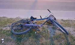 Motosikletle bisikletin çarpıştığı kazada 2 kişi yaralandı