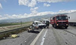 TAG Otoyolu'nda kaza: 2 ölü, 2 yaralı