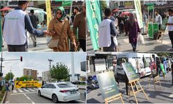 Diyarbakır'da "Bağımlı Olma Hür Ol" sloganıyla sahaya indiler