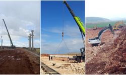 Ergani'de yeni küçük sanayi sitesi inşaatı devam ediyor
