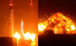 Blue Origin'in devasa roketi "New Glenn" rampa testi esnasında patladı