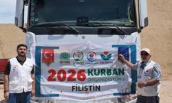 Filistin için kesilen kurban etleri Mısır'dan Gazze'ye doğru yola çıktı