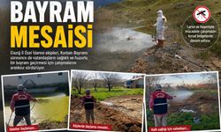 Elazığ İl Özel İdaresi bayramda da sahada