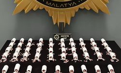 Malatya otogarında bir şahsın üzerinden binlerce hap çıktı