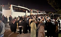 Malatya'da ikinci hac kafilesi de dualarla uğurlandı
