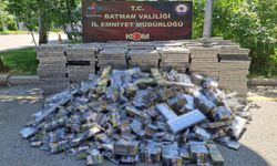 Batman'da binlerce paket gümrük kaçağı sigara ele geçirildi
