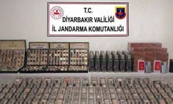 Diyarbakır’da binlerce kaçak ürün ele geçirildi