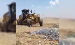 Gercüş'te çıkan yangın ekili alanlara ulaşmadan kontrol altına alındı
