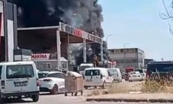 Gaziantep'te korkutan iş yeri yangını