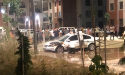 Park halindeki otomobil alev aldı