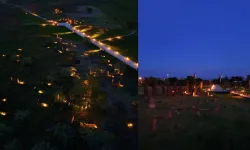 Ahlat Selçuklu Meydan Mezarlığı’nda gece müzeciliği başladı