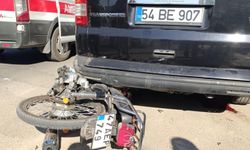 Mardin'de otomobil ile motosiklet çarpıştı: Bir yaralı