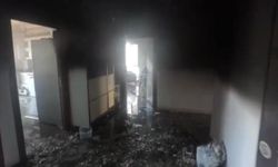 Diyarbakır'da klima yangını kamerada! Ev kullanılamaz hale geldi