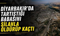 Diyarbakır'da tartıştığı babasını silahla öldürüp kaçtı