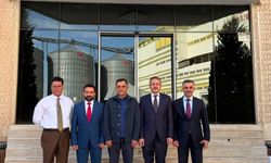 Duhok Ticaret ve Sanayi Odası Başkanı Nuri, Mardin TSO Başkan Adayı Duyan'ı ziyaret etti