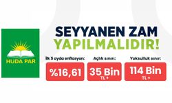 HÜDA PAR’dan zam çağrısı: “Geçim her geçen gün zorlaşıyor”