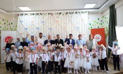 Gaziantep'te 4-6 yaş Kur’an kurslarında eğitim alan öğrenciler ödüllendirildi