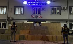 Gölbaşı’nda tırda 600 bin kaçak sigara ele geçirildi
