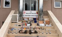 Malatya'da şantiyeden inşaat malzemesi çalan şahıs yakalandı