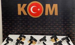 Mardin'de silah operasyonu: 13 tabanca ele geçirildi