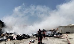 Organize sanayi bölgesinde atık yangını