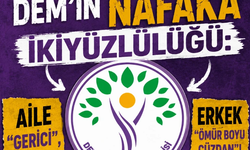 DEM’in nafaka ikiyüzlülüğü: Aile "gerici" ama erkek "ömür boyu cüzdan"