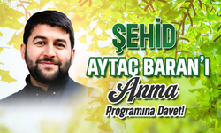 Şehit Aytaç Baran, şehadet yıl dönümünde anılacak