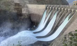 Karakaya Barajı'nda su tahliyesi tamamlandı