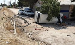 Panelvan şarampole yuvarlandı: 1'i ağır 8 yaralı