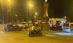 Adıyaman'da iki otomobil çarpıştı: Bir yaralı