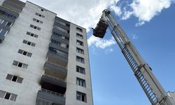 Diyarbakır'da 14 katlı apartmanda yangın