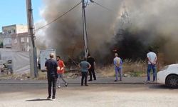 Diyarbakır'da marangoz atölyesinde korkutan yangın