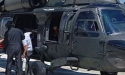 Engerek yılanı ısırdı; Jandarma helikopteri devreye girdi