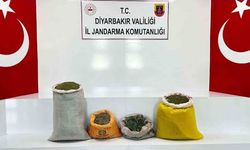 Diyarbakır'da 144 kilo esrar ele geçirildi