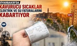Diyarbakır'da kavurucu sıcaklar elektrik ve su faturalarını kabartıyor