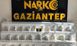 Gaziantep’te 15 kilo 713 gram metamfetamin ele geçirildi