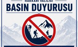 Hakkâri’de dağcılık ve trekking faaliyetlerine geçici yasak